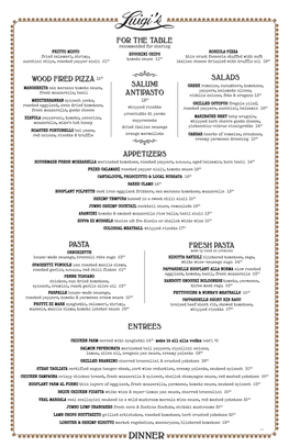 DINNER MENU Latest 2021 Copy