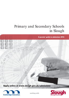 Primary and Secondary Schools in Slough