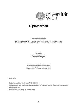 Diplomarbeit