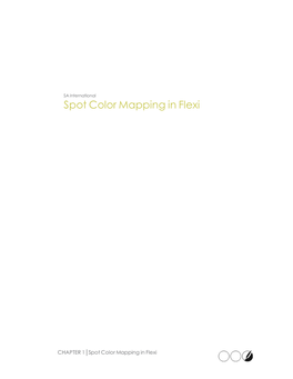 Spot Color Mapping in Flexi