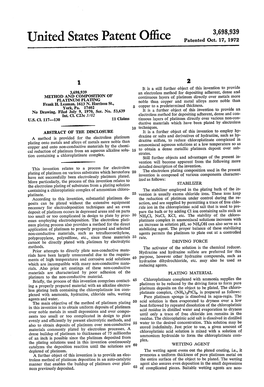 United States Patent Office Patented Oct