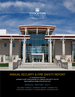 Annual Security & Fire Safety Report