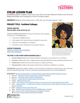 STEAM Lesson Plan