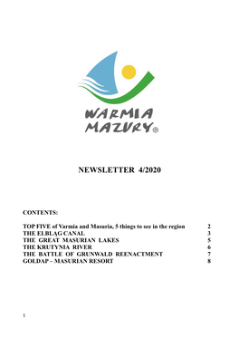 Newsletter 4/2020