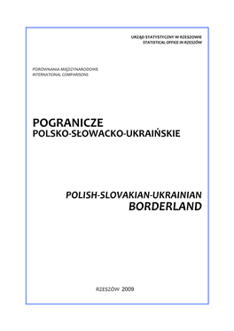 Pogranicze Polsko‐Słowacko‐Ukraińskie