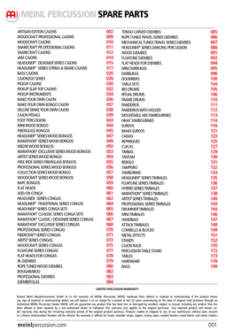 Meinl Percussion Spare Parts