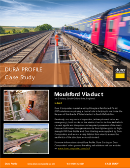 DURA PROFILE Case Study Moulsford Viaduct