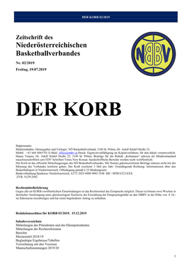 Der Korb 2019 02