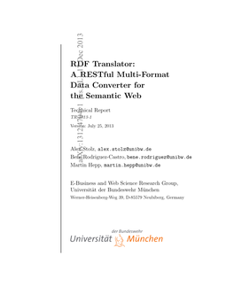 RDF Translator: a Restful Multi-Format Data Converter for the Semantic Web