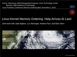 Linux-Kernel Memory Ordering: Help Arrives at Last!