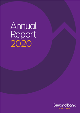 Beyond Bank Annual Report 2020