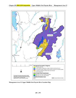 Upper Middle Fork Payette River Location Map