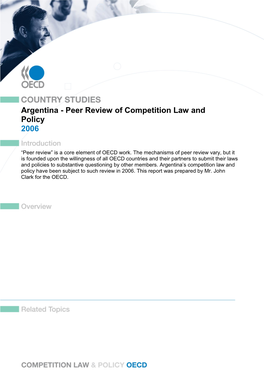 Argentina - Peer Review of Competition Law and Policy 2006