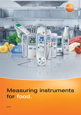 Measuring Instruments for Food