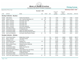 Pricing System