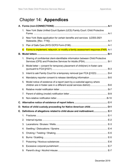 Chapter 14: Appendices