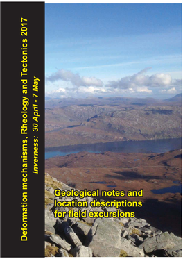 Geological Notes and Location Descriptions for Field Excursions