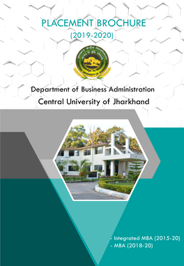 Placement Brochure MBA(2019-2020)