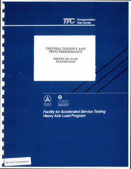 1991 Fast Hal Turnout and Frog Performance.Pdf