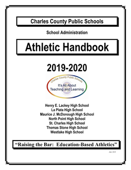 Charles County Athletic Handbook