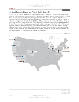 Sunni Extremist Attacks and Plots in the US Before 9/11