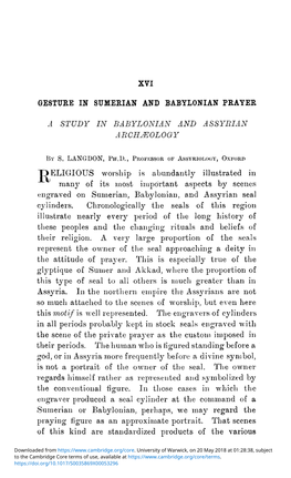 A Study in Babylonian and Assybian Archaeology