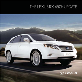 THE LEXUS RX 450H UPDATE =FIN8I;C@M@E>