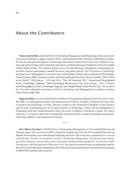 About the Contributors