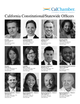California Legislative Pictorial Roster