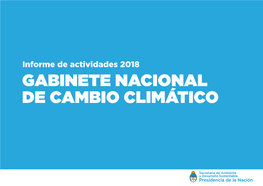 Gabinete Nacional De Cambio Climático