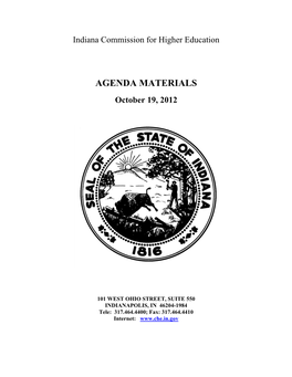 Agenda Materials