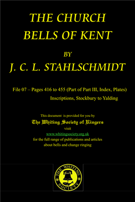 The Church Bells of Kent