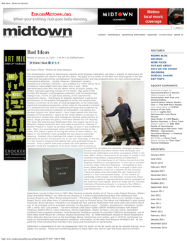 Bad Ideas | Midtown Monthly