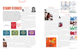 STAMP STORIES Hische Has Made It Onto the Tor, Best Known for Her Experimental Illustrations In