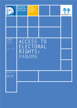 Access to Electoral Rights: Panama RSCAS/GLOBALCIT-ER 2017/2 April 2017