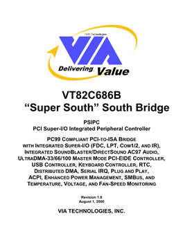 VT82C686B ¦Super South§ South Bridge