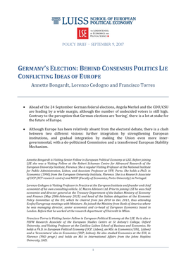 German Elections Policy Brief.Pdf