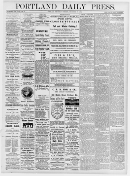 Portland Daily Press: December 30, 1875