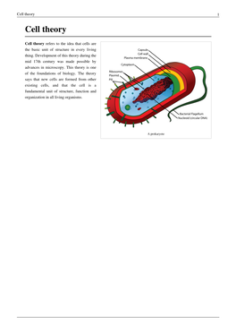 Cell Theory 1 Cell Theory