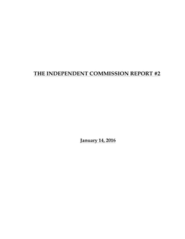 The Independent Commission Report #2