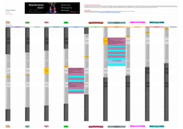 Instructions on How to Read the Time Zones Each Schedule for the Conference Days Includes the Time Zones of Presenters and Participants