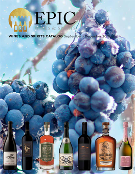 WINES and SPIRITS CATALOG September - December 2019