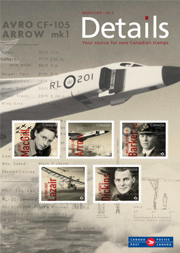 Your Source for New Canadian Stamps CANADIANS in FLIGHT Issue Date: March 27, 2019