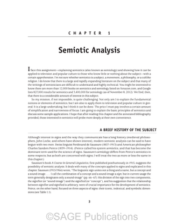 Semiotic Analysis