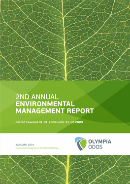 2Nd Annual Environmental Management Report
