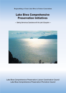 Lake Biwa Comprehensive Preservation Initiatives