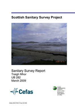 Scottish Sanitary Survey Project