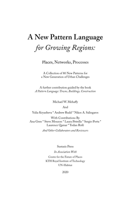 A New Pattern Language for Growing Regions