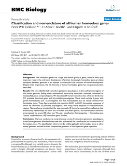 BMC Biology Biomed Central