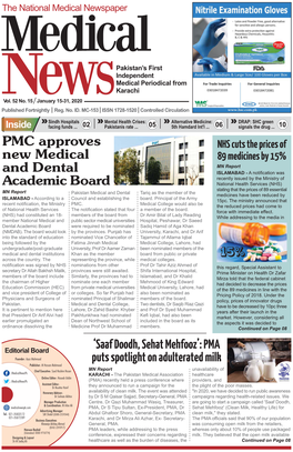 PMC Approves New Medical and Dental Academic Board